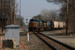 Y117 crosses the diamond northward with grain empties